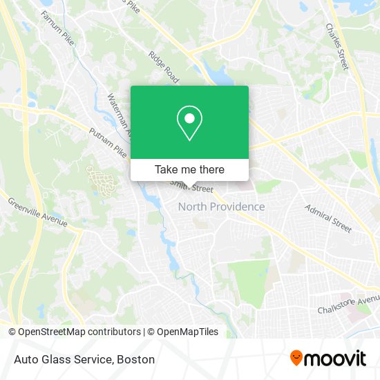 Auto Glass Service map