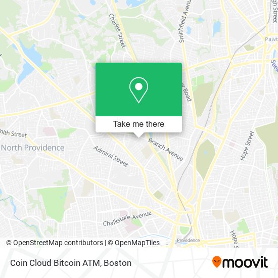 Mapa de Coin Cloud Bitcoin ATM