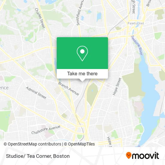 Studioe/ Tea Corner map