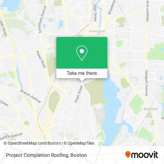 Project Completion Roofing map