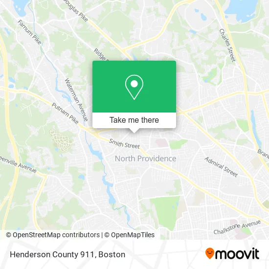 Henderson County 911 map