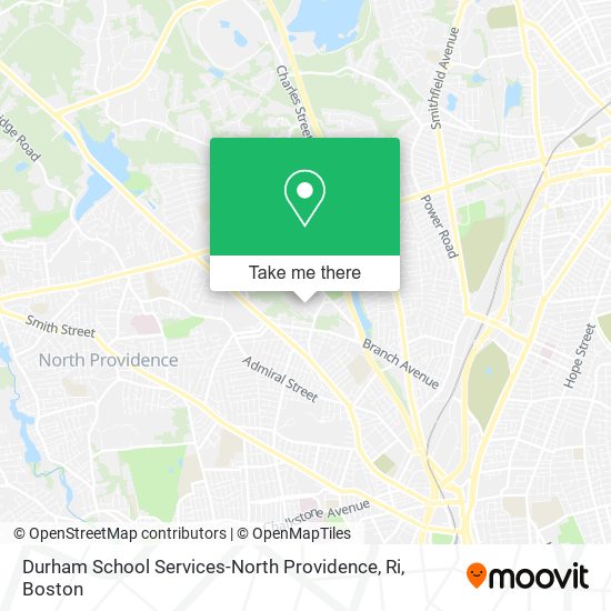 Mapa de Durham School Services-North Providence, Ri