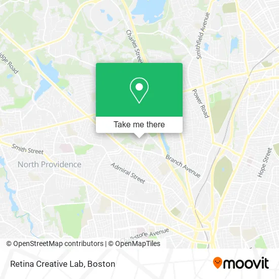 Retina Creative Lab map