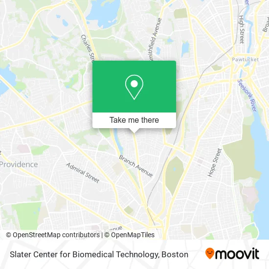 Slater Center for Biomedical Technology map