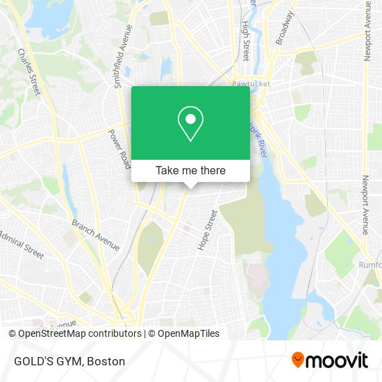 GOLD'S GYM map