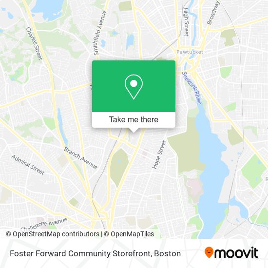 Foster Forward Community Storefront map