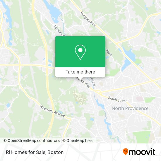 Ri Homes for Sale map