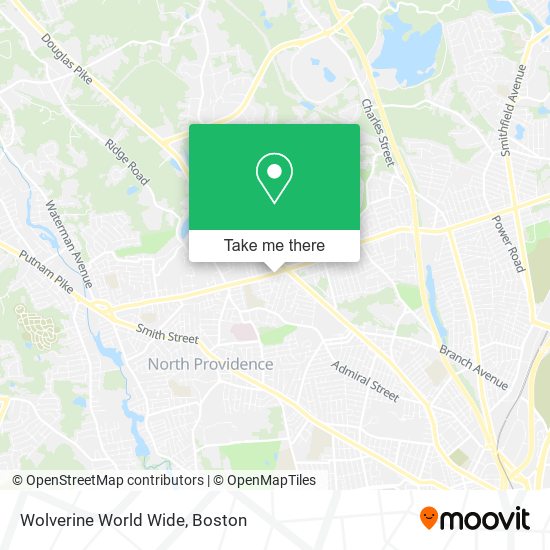 Wolverine World Wide map