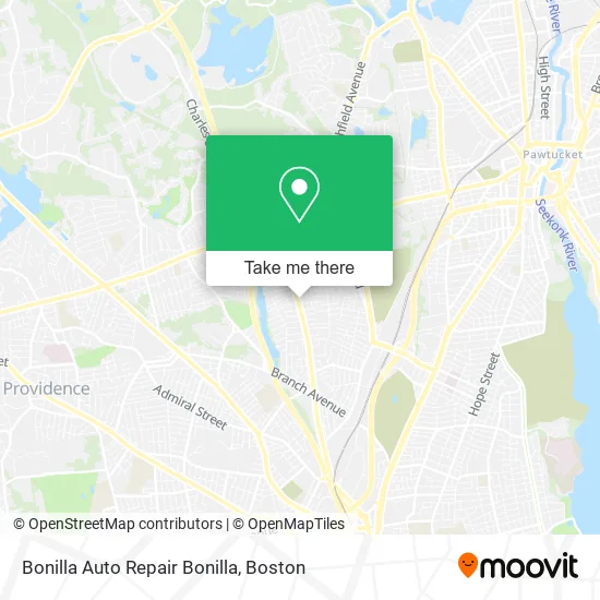 Bonilla Auto Repair Bonilla map