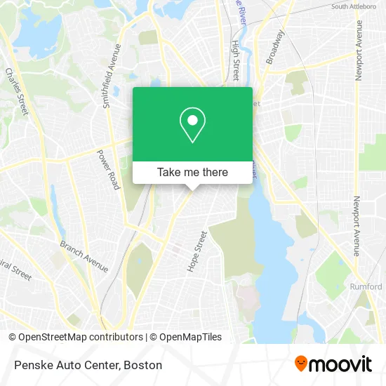 Penske Auto Center map