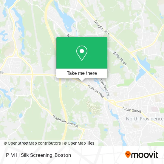 P M H Silk Screening map