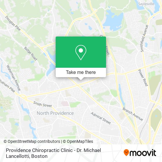 Mapa de Providence Chiropractic Clinic - Dr. Michael Lancellotti
