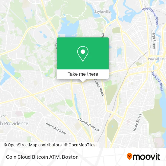 Coin Cloud Bitcoin ATM map