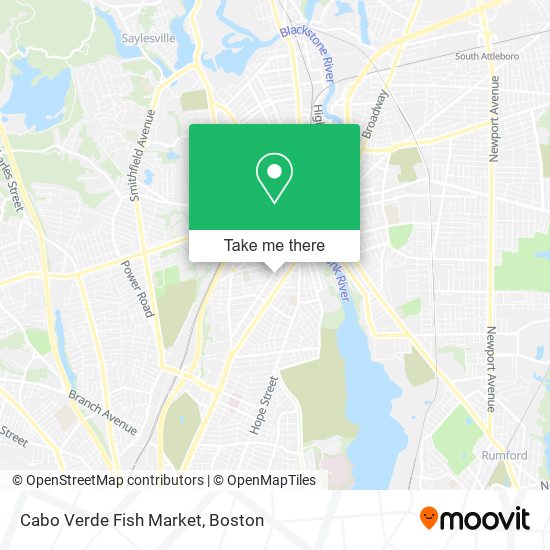 Mapa de Cabo Verde Fish Market