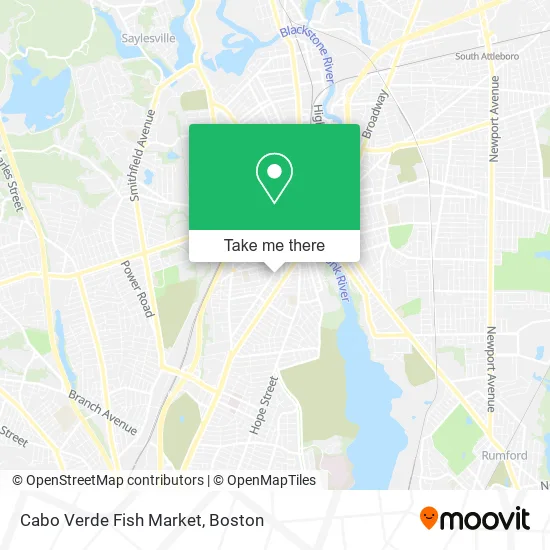 Cabo Verde Fish Market map