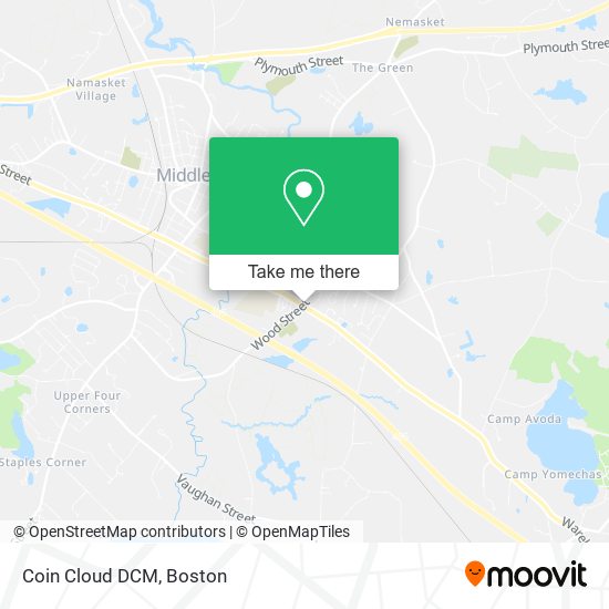 Mapa de Coin Cloud DCM