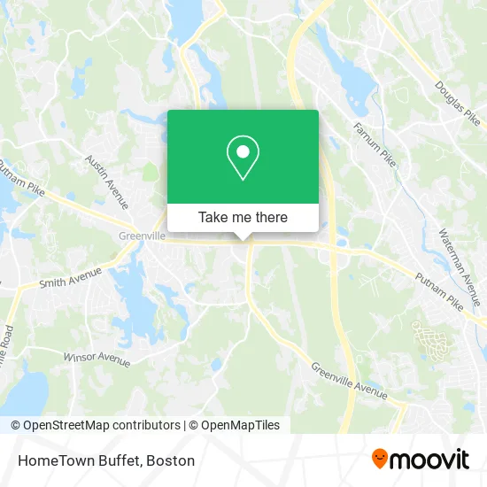 HomeTown Buffet map