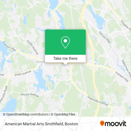 Mapa de American Martial Arts Smithfield