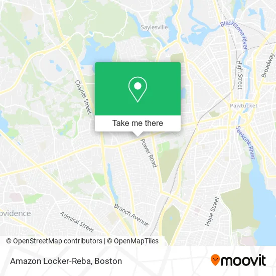 Amazon Locker-Reba map