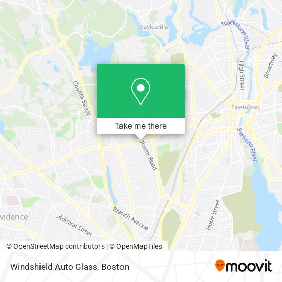 Windshield Auto Glass map