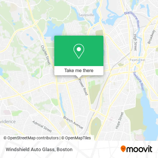 Windshield Auto Glass map