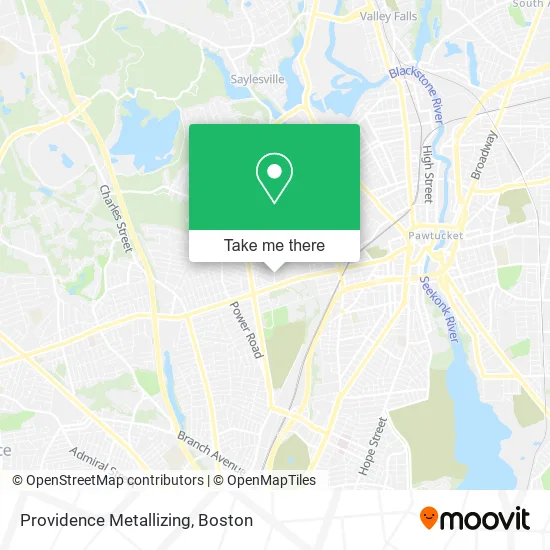 Providence Metallizing map