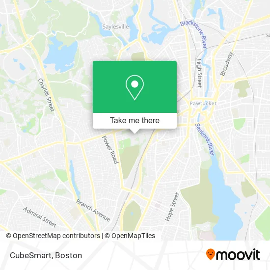 Mapa de CubeSmart