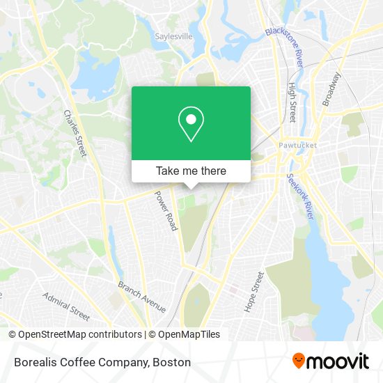 Mapa de Borealis Coffee Company