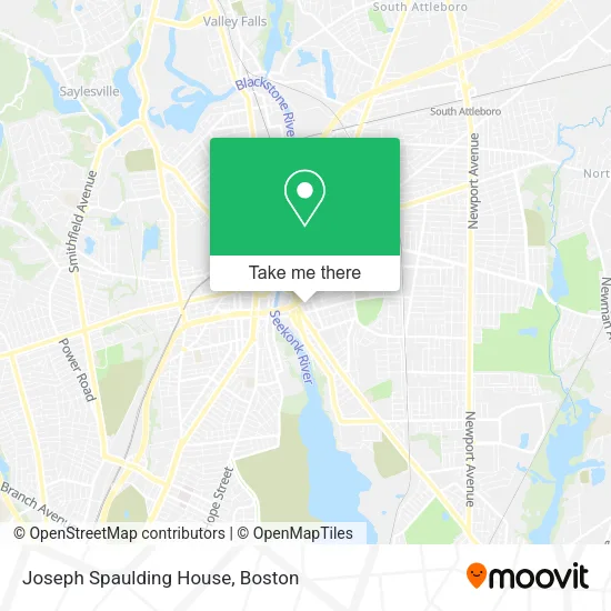 Joseph Spaulding House map