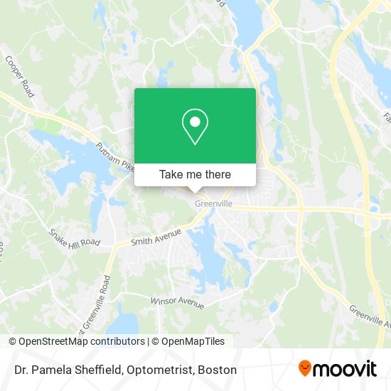 Dr. Pamela Sheffield, Optometrist map