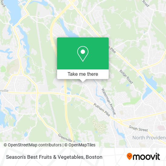 Season's Best Fruits & Vegetables map