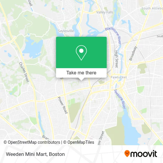 Weeden Mini Mart map