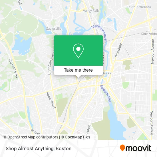 Shop Almost Anything map