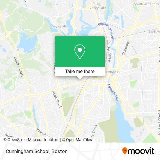 Cunningham School map