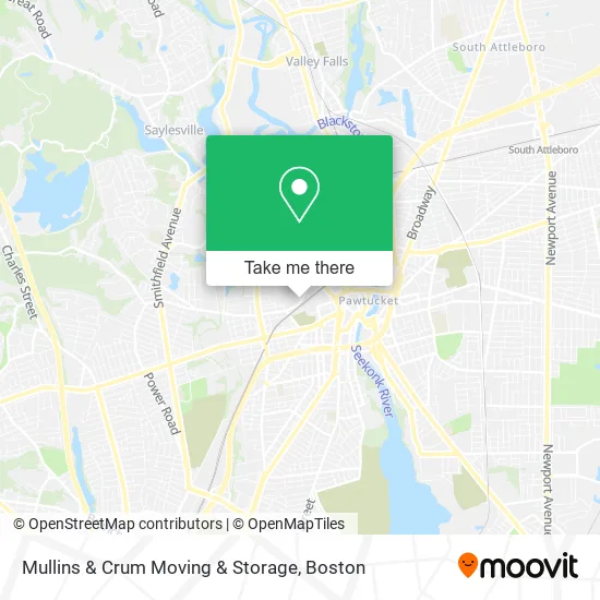 Mullins & Crum Moving & Storage map