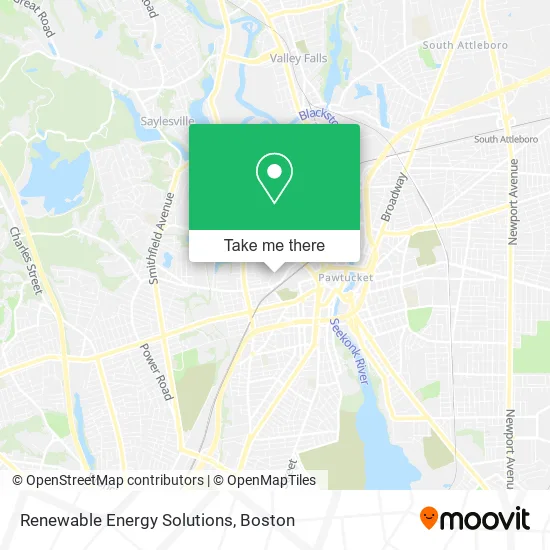 Renewable Energy Solutions map