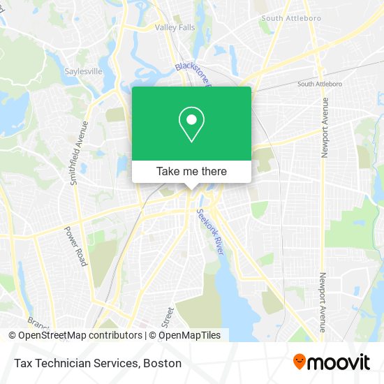 Tax Technician Services map