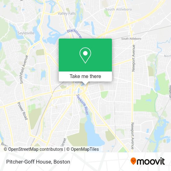 Mapa de Pitcher-Goff House