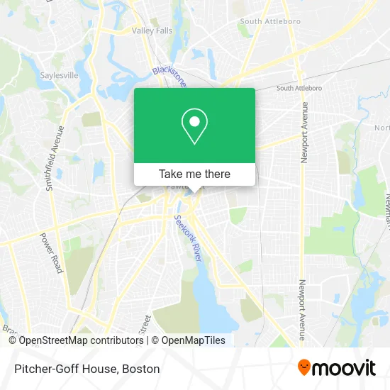 Pitcher-Goff House map