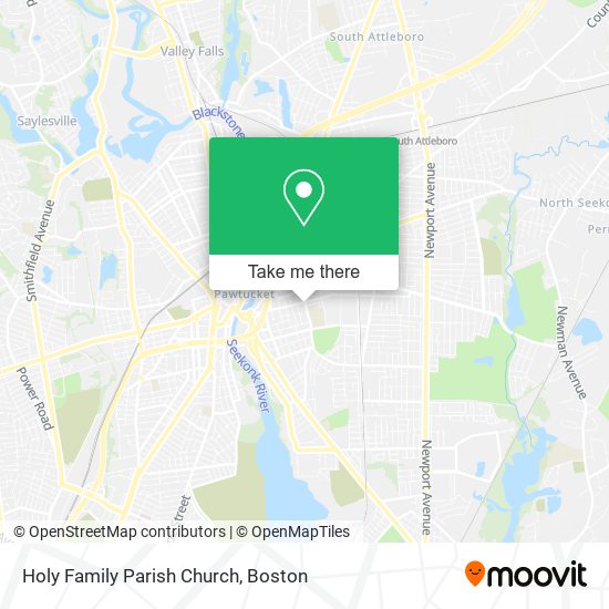 Holy Family Parish Church map