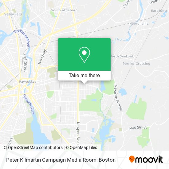 Peter Kilmartin Campaign Media Room map
