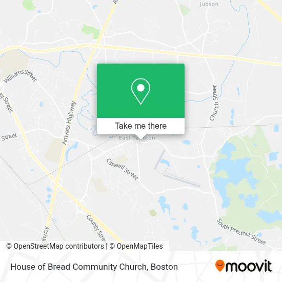 House of Bread Community Church map