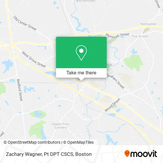 Zachary Wagner, Pt DPT CSCS map