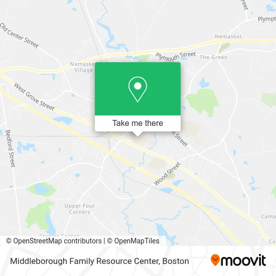 Middleborough Family Resource Center map