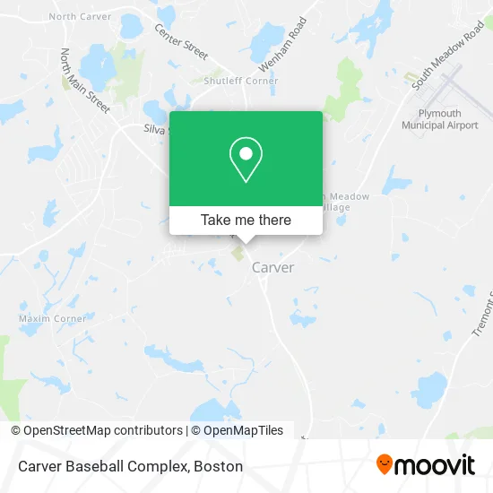 Carver Baseball Complex map