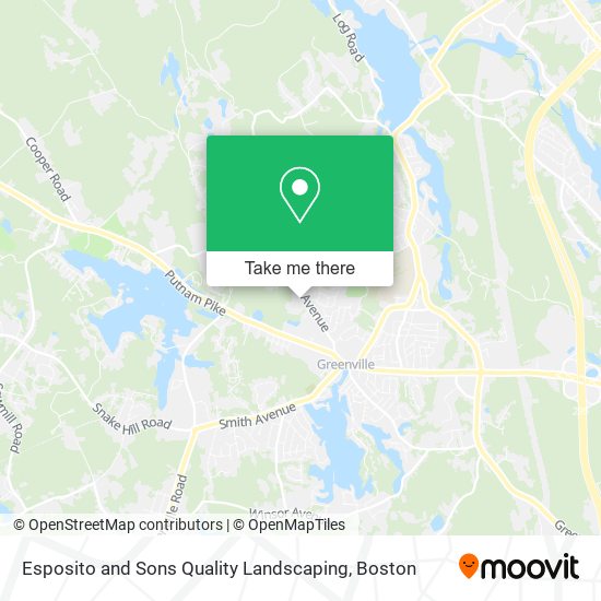 Esposito and Sons Quality Landscaping map