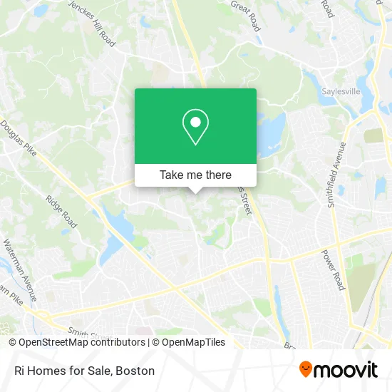 Ri Homes for Sale map