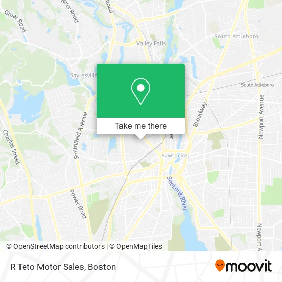 R Teto Motor Sales map