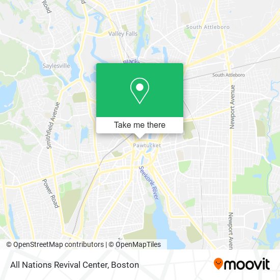 All Nations Revival Center map