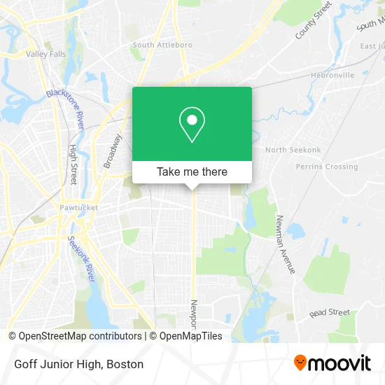 Goff Junior High map